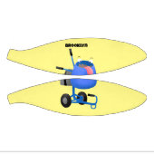 Blauer Zementmischer Cartoon Mini Basketball (Panele)