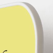 Blauer Zementmischer Cartoon Pickleball Schläger (Linke Seite)