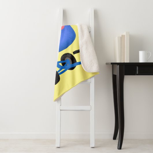 Blauer Zementmischer Cartoon Sherpadecke (Beispiel)