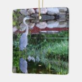 Blauer Zen Keramikornament (Links)