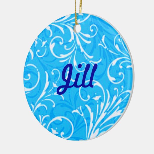 Blauer Ziername Ornament (Links)