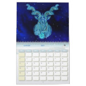 Blauer Zodiac-Kalender Kalender (Jan 2027)