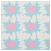 Blauer Zucker pinkfarbene Splint-Design Stoff (Muster)