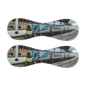 Blauer Zug , am Bahnhof York. Baseball (Paneele)