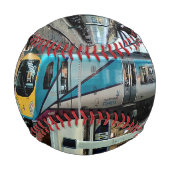 Blauer Zug , am Bahnhof York. Baseball (Rückseite)
