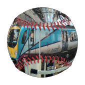 Blauer Zug , am Bahnhof York. Baseball (Vorderseite)