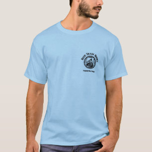 Blauer Zug bucht Logo-Shirt T-Shirt