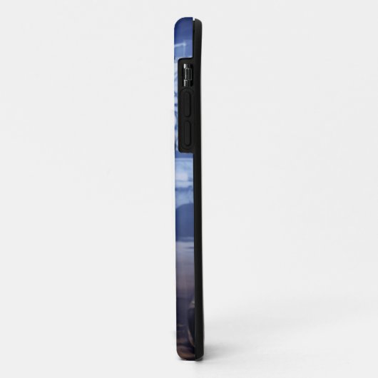 Blauer Zug Case-Mate iPhone Hülle (Hinten/Links)