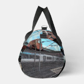 Blauer Zug Duffle Bag (Rechts)