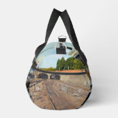 Blauer Zug Duffle Bag (Rechts)