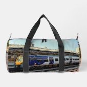Blauer Zug Duffle Bag (Rückseite)