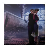 Blauer Zug Fliese (Vorderseite)