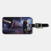 Blauer Zug Gepäckanhänger (Vorderseite horizontal)