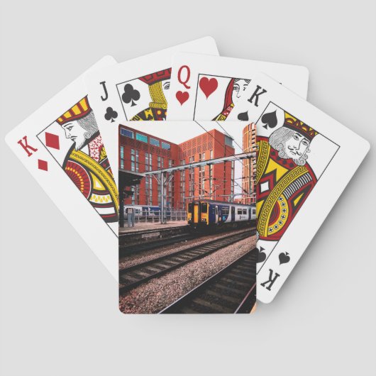 Blauer Zug, Leeds Spielkarten (Rückseite)