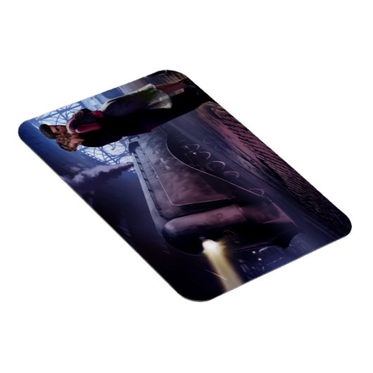 Blauer Zug Magnet (Rechte Seite)