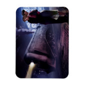 Blauer Zug Magnet (Vertikal)