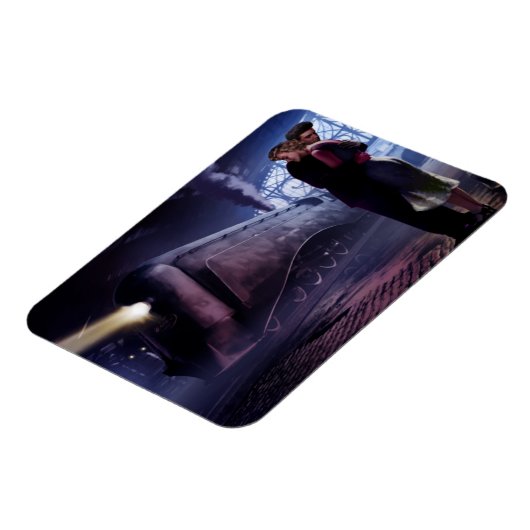 Blauer Zug Magnet (Linke Seite)