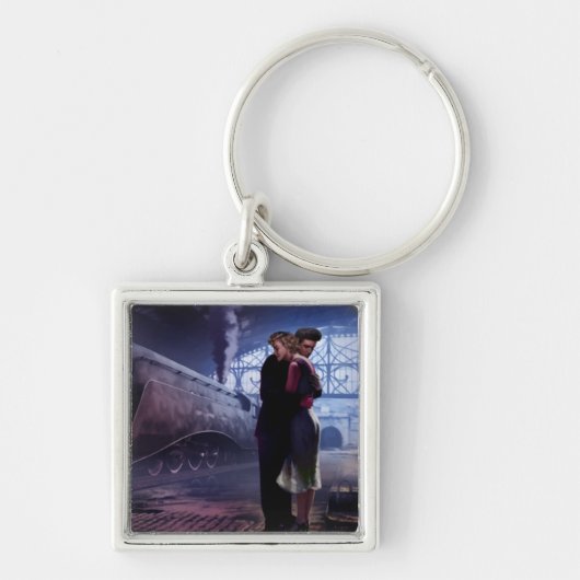 Blauer Zug Schlüsselanhänger (Vorne)