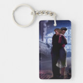 Blauer Zug Schlüsselanhänger (Vorderseite)