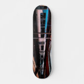 Blauer Zug Skateboard (Vorne)