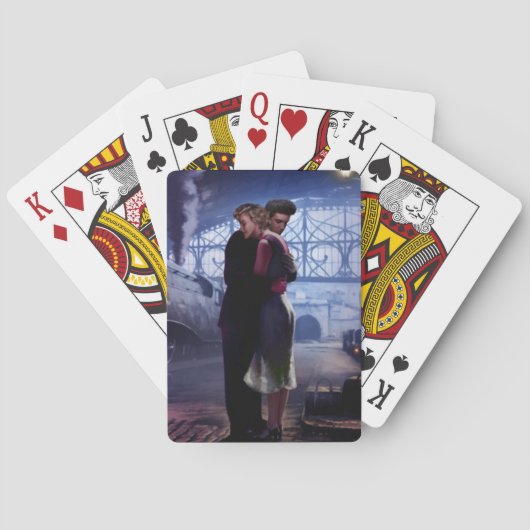 Blauer Zug Spielkarten (Rückseite)