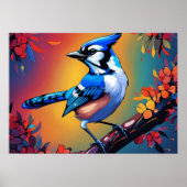 Blauerhäher Poster (Vorne)