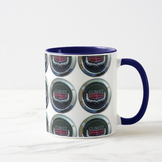 blaues 15oz. Wecker-Tasse Tasse (Rechts)