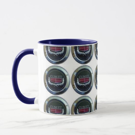 blaues 15oz. Wecker-Tasse Tasse (Links)