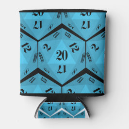 Blaues 20-seitiges Muster Dosenkühler