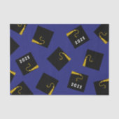 Blaues Abschluss 2025-Testpapier Seidenpapier (Vorderseite)