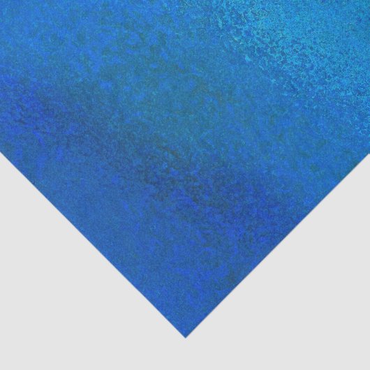 Blaues Abstraktes, benutzerdefiniertes 10lb-Gewebe Seidenpapier (Ausschnitt)