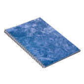 Blaues abstraktes Bild Notizblock (Rechte Seite)