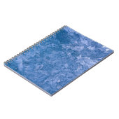 Blaues abstraktes Bild Notizblock (Linke Seite)