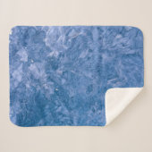Blaues abstraktes Bild Sherpadecke (Vorderseite (Horizontal))