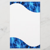 Blaues abstraktes briefpapier (Vorderseite)