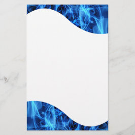 Blaues abstraktes briefpapier