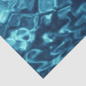 Blaues Abstraktes Gewebe Seidenpapier (Detail)