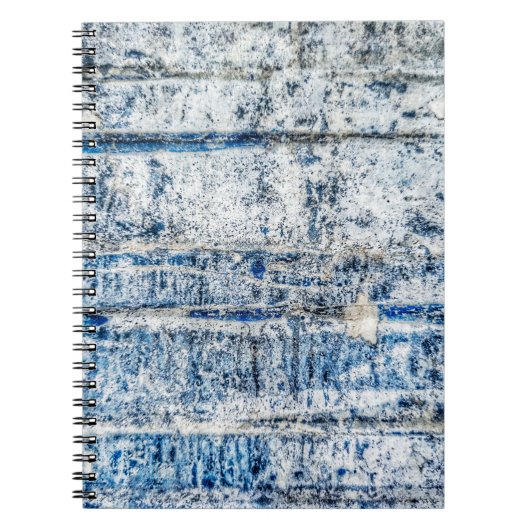 Blaues abstraktes Hintergrunddesign abstrakt, alte Notizblock (Vorderseite)