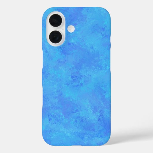 Blaues Abstraktes Muster Case-Mate iPhone Hülle (Rückseite)