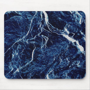 Blaues Abstraktes Muster Mousepad