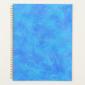 Blaues Abstraktes Muster Planer (Vorderseite)