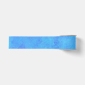 Blaues abstraktes Muster Ripsband (Vorderseite)