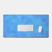 Blaues Abstraktes Muster Schreibtischunterlage (Tastatur & Maus)