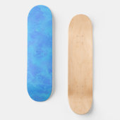 Blaues Abstraktes Muster Skateboard (Vorderseite)