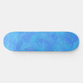 Blaues Abstraktes Muster Skateboard (Horizontal)