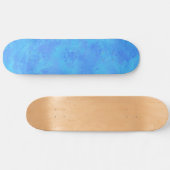 Blaues Abstraktes Muster Skateboard (Horizontal)