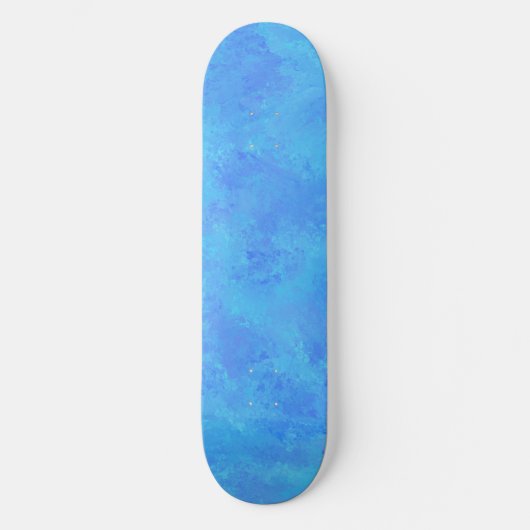 Blaues Abstraktes Muster Skateboard (Vorderseite)