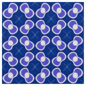 Blaues Abstraktes Muster Stoff (Nahaufnahme)