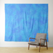 Blaues Abstraktes Muster Wandteppich (Beispiel (Horizontal))