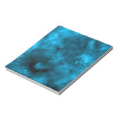 Blaues abstraktes Polygonal Notizblock (Rotiert)